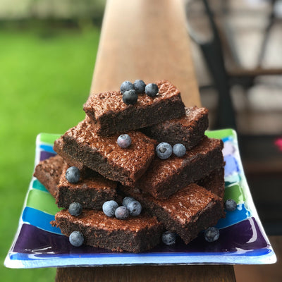 Chocolate Blueberry Brownies