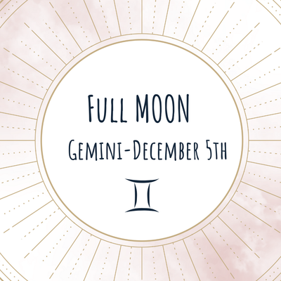 Full Moon in Gemini – December 5th 2025