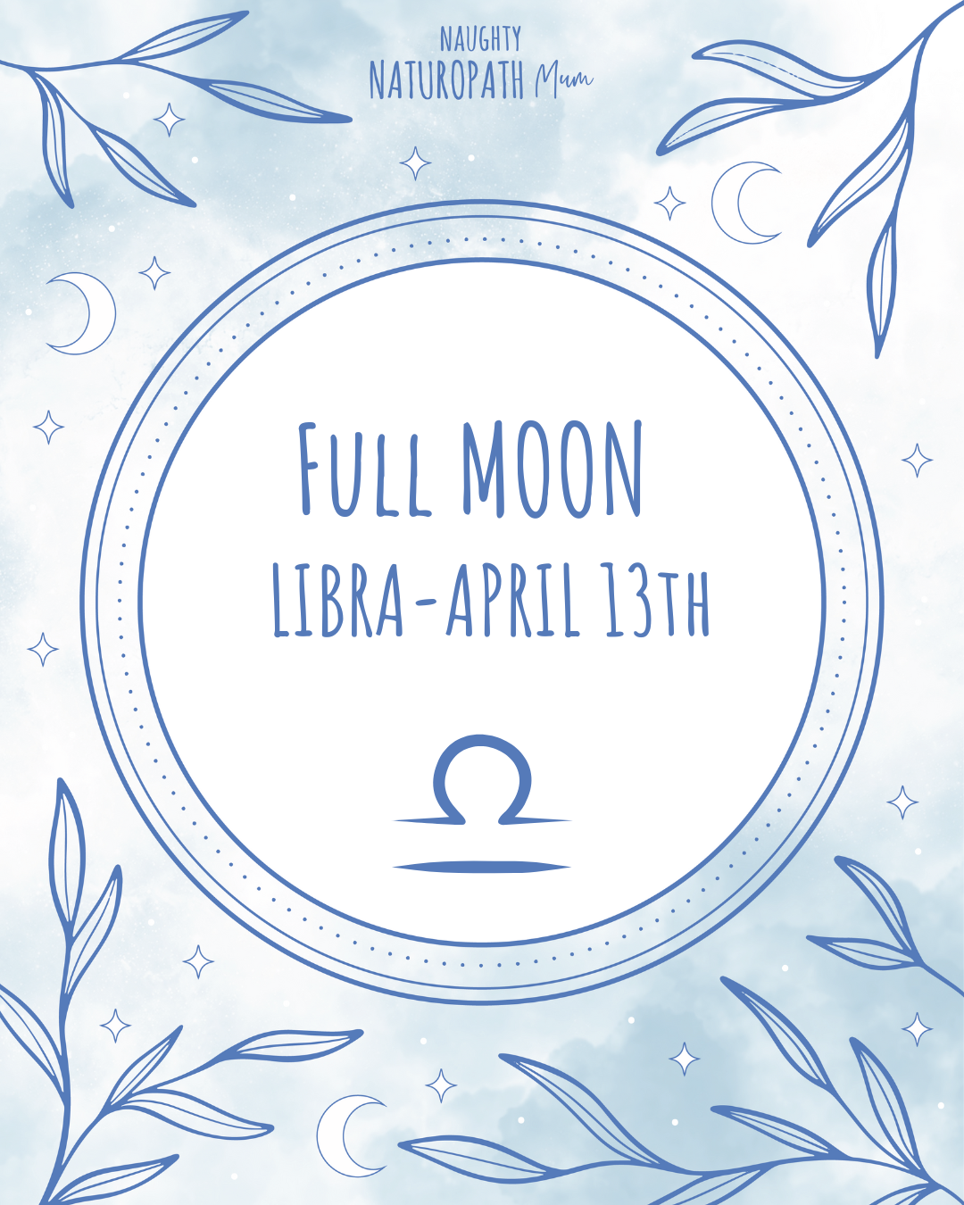 Full Moon in Libra - April 13th