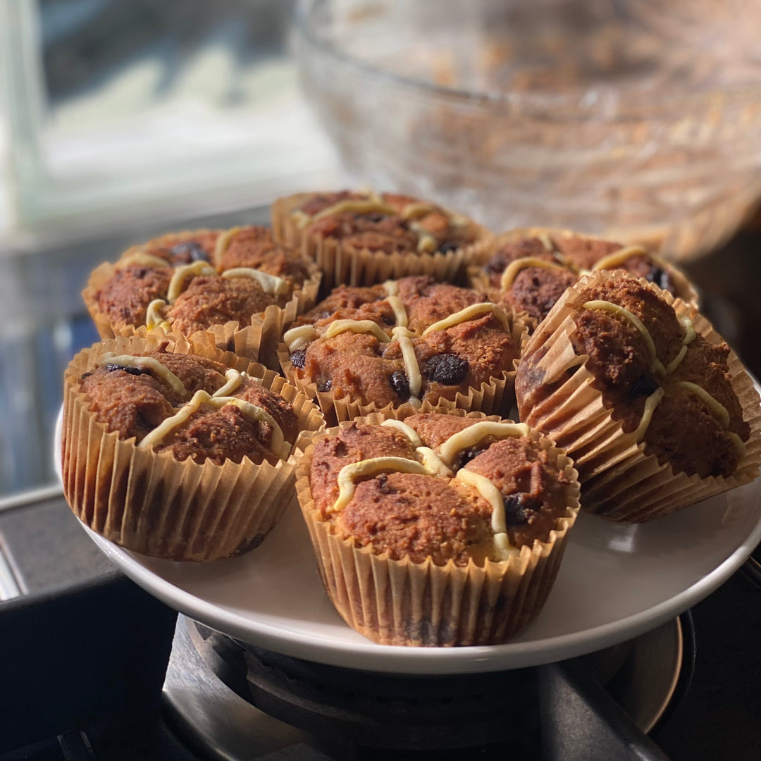 Gluten Free Hot Cross Buns with Choc Chips!