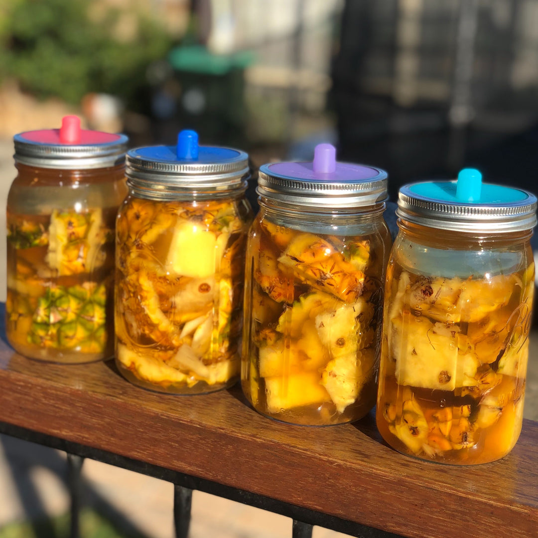 Fizzy Fermented Pineapple Drink