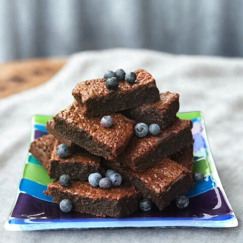 Chocolate Blueberry Brownies