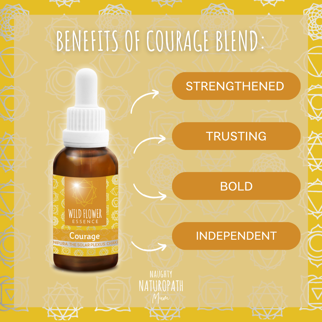 Naughty Naturopath Mum - Courage Wild Flower Essence