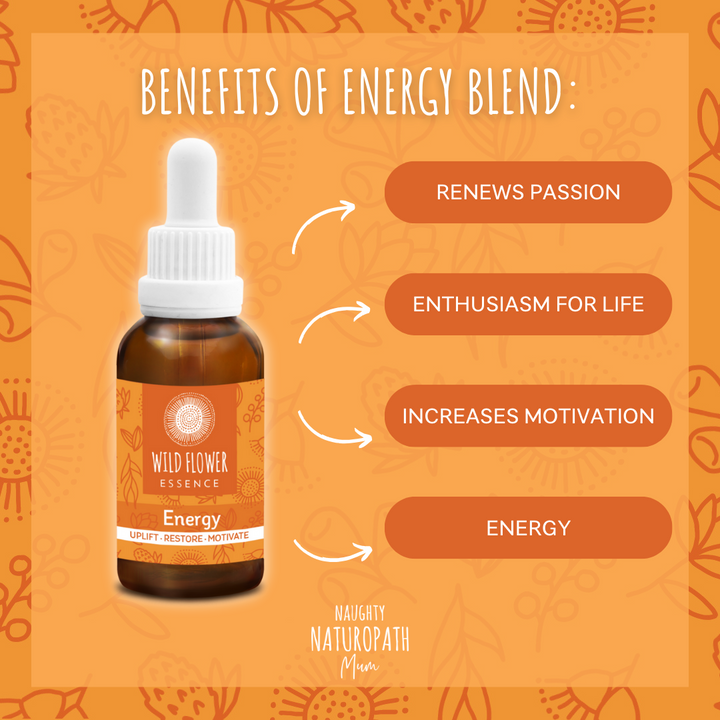 Naughty Naturopath Mum - Energy Wild Flower Essence