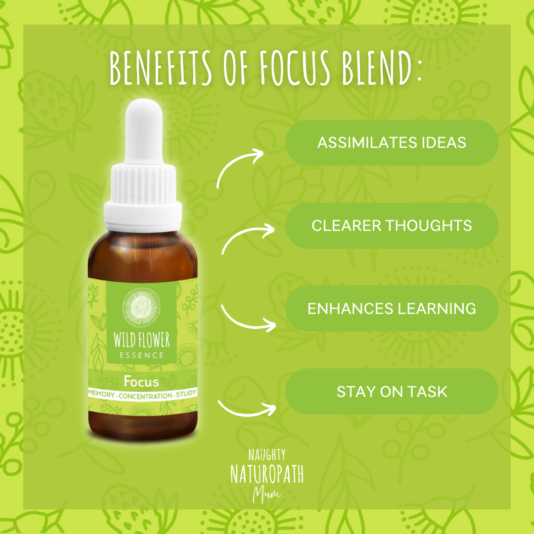 Naughty Naturopath Mum - Focus Wild Flower Essence