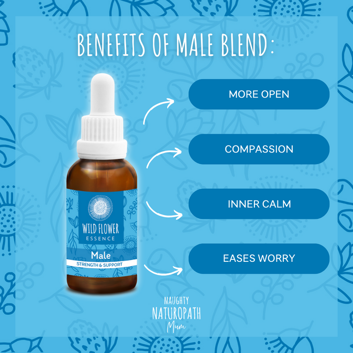 Naughty Naturopath Mum - Male Wild Flower Essence