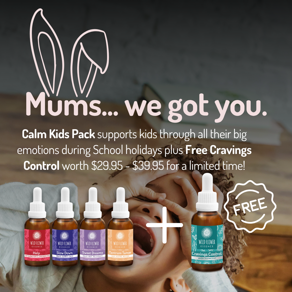 Calm Kids Pack + Free Cravings Control